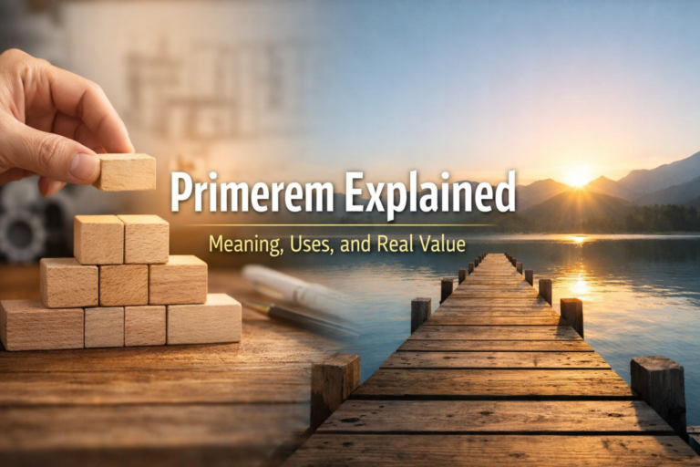 Primerem Explained: Meaning, Uses, and Real Value