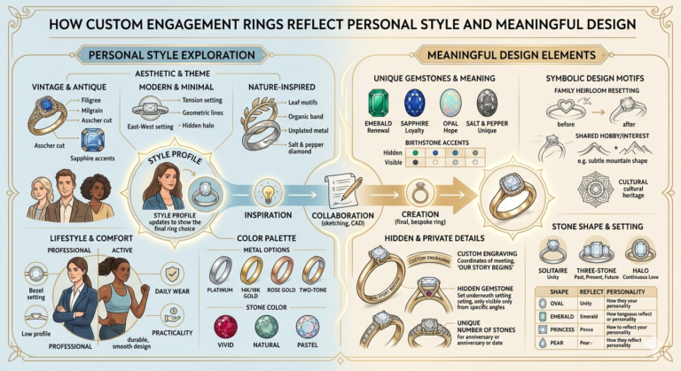 How Custom Engagement Rings Reflect Personal Style and Meaningful Design