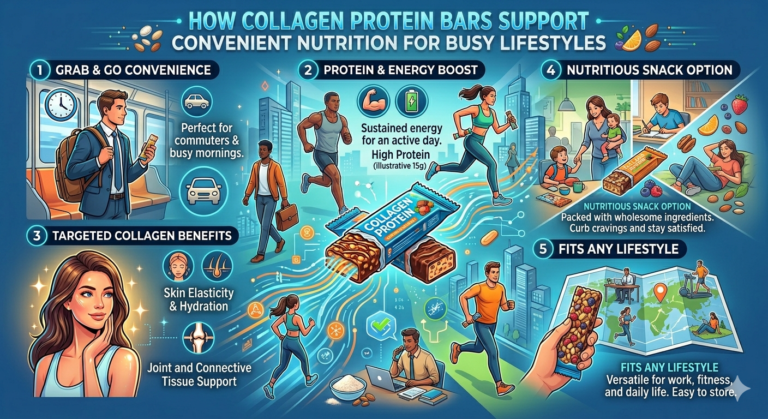 How Collagen Protein Bars Support Convenient Nutrition for Busy Lifestyles