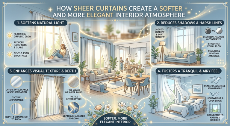 How Sheer Curtains Create a Softer and More Elegant Interior Atmosphere
