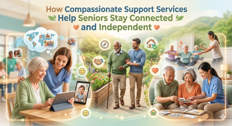 How Compassionate Support Services Help Seniors Stay Connected and Independent