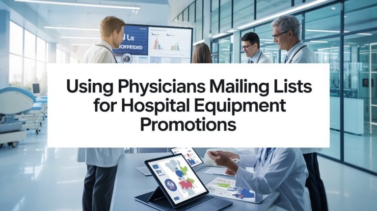 Using Physicians Mailing Lists for Hospital Equipment Promotions